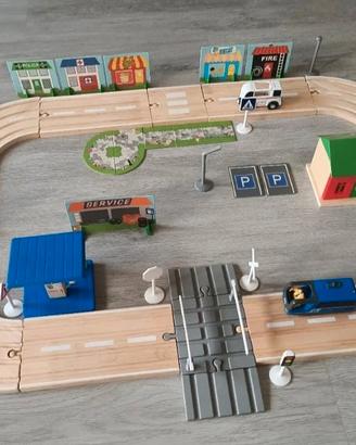 pista in legno 
