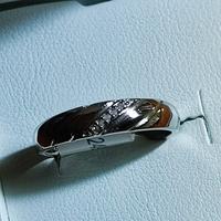 Nuovo anello da uomo in argento 925 placcato oro
