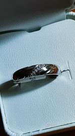 Nuovo anello da uomo in argento 925 placcato oro