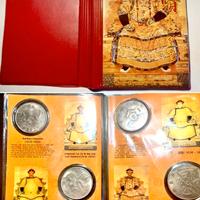 12 monete con Drago cinese da collezione Cina