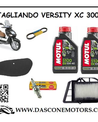 TAGLIANDO YAMAHA VERSITY XC 300 2003 2006 10W40 MO