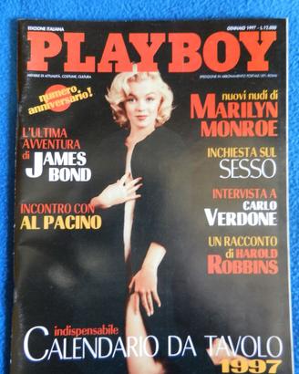 Playboy, gennaio 1997 + calendario 1997 - versione