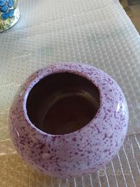 Vaso sferico  in ceramica 