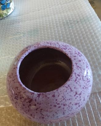 Vaso sferico  in ceramica 