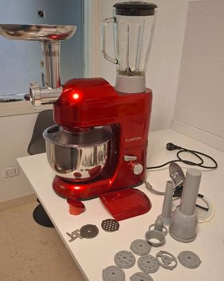 Robot da cucina Planetaria Klarstein Lucia Rossa -