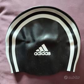 cuffia piscina silicone nera Adidas