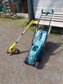 Tagliaerba e  2 tagliabordi 