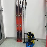 Sci alpinismo ski trab con pelli e scarponi