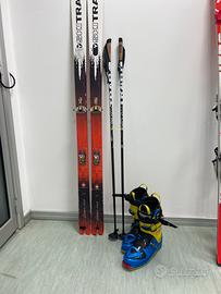 Sci alpinismo ski trab con pelli e scarponi