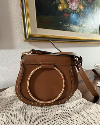 Borsa a tracolla marrone