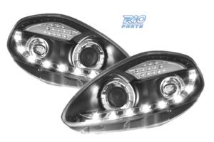 FARI FIAT GRANDE PUNTO 05-08 LUCE DIURNA FONDO NER
