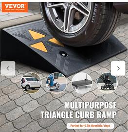 Rampa auto, moto e accesso sedia a rotelle