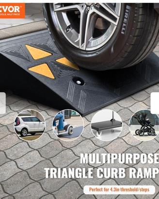 Rampa auto, moto e accesso sedia a rotelle