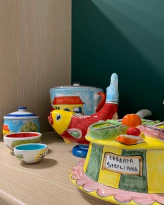 Collezione 6 Ceramiche Nino Parrucca De Simone