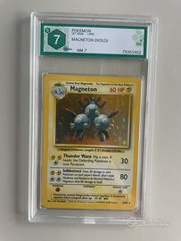 Carta Pokemon Magneton set base 7 graad