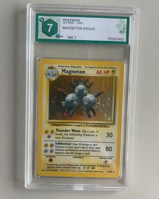 Carta Pokemon Magneton set base 7 graad