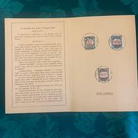 Raro folder annessione Trieste all italia 1921