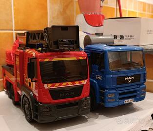 Set 2 camion MAN - Betoniera + Pompieri