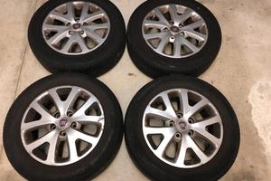 4 cerchi in lega r 16 + 4 gomme estive 205/60/r 16