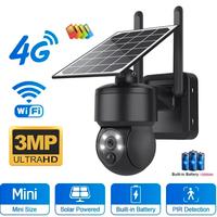 Telecamera con pannello solare sim 4g per esterno,