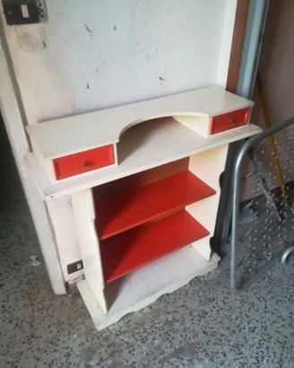mobiletto porta telefono anni 80