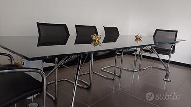 TECNO modello NOMOS tavolo riunioni rettangolare