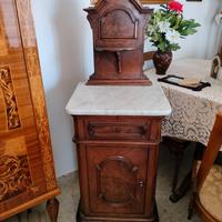 comodino singolo con alzatina