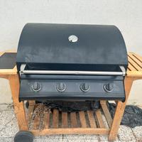 Barbecue a gas 4 fuochi