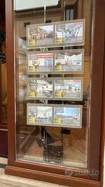 3 Vetrine LEDMAG Tecnostyl - 16 Cornici A4