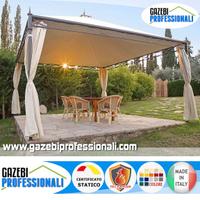 Gazebo professionale stile liberty ferro battuto