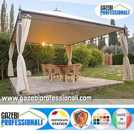 Gazebo professionale stile liberty ferro battuto