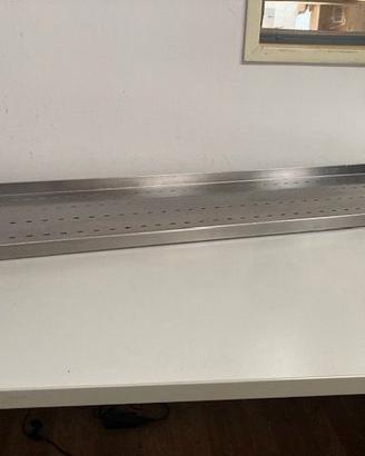 Mensola acciaio inox usata Dim. 120 x 29