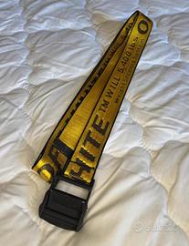 Cintura Off-White Infustrial Belt Gialla