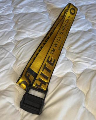 Cintura Off-White Infustrial Belt Gialla