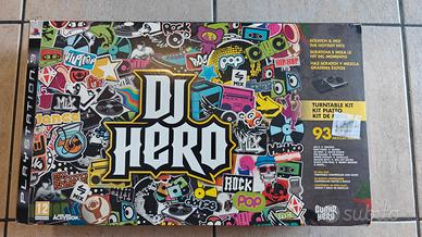 DJ Hero PS3 – Turntable Kit completo + gioco