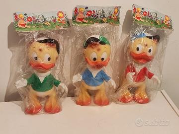 Serie pupazzi in gomma Ledraplastic confezionati 