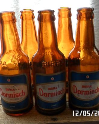 6 BOTTIGLIETTE BIRRA "DORMISCH" cl 19 ORIGINALI 60