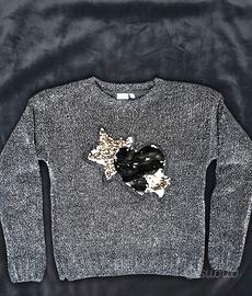 Maglione glitter  bambina Blukids  10/11 anni