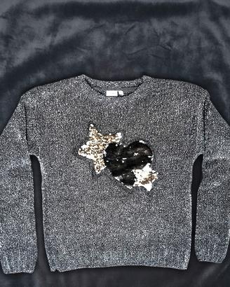 Maglione glitter  bambina Blukids  10/11 anni