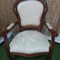 Coppia di poltrone da scrivania stile '800