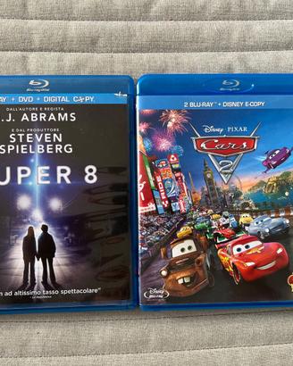 Blue-ray Super 8 e Cars 2