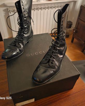 Stivali Gucci pelle cuoio