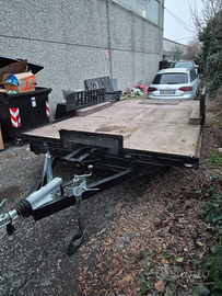 Carrello appendice per trasporto auto e furgoni