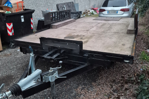 Carrello appendice per trasporto auto e furgoni