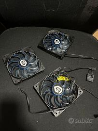 Ventole pc azzurre con led blu