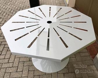 Tavolo Panchina Sedie In Ferro