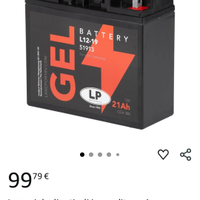 Batteria LP GEL 12V 21AH