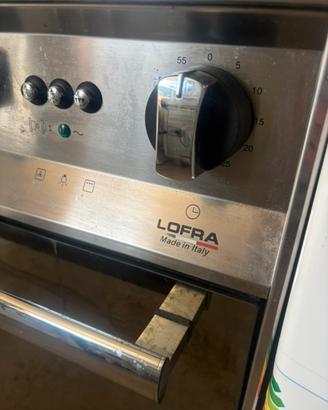 Cucina gas Lofra acciaio forno gas ventilato 60cm