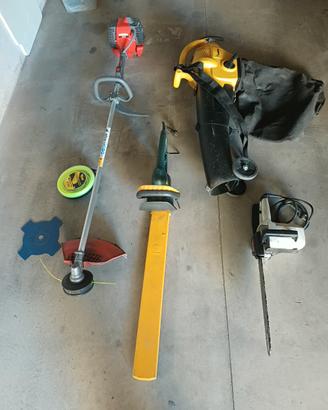 Attrezzi per giardinaggio usati