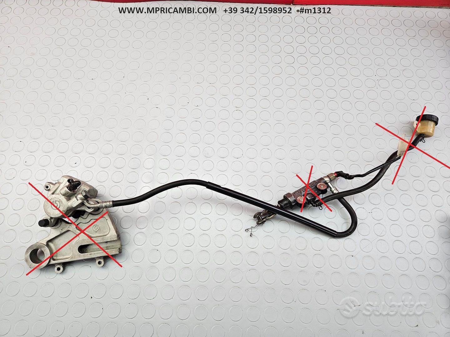 Tubo Freno Brembo T 85 123, Anteriore/Posteriore, Lunghezza 205 Mm, Qualità Originale, Marcatura DOT